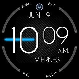 Carbon Blue Simple