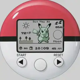 Pikachu Watch Chrono step