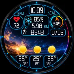 Chronox Sport with 3 days weather forecast