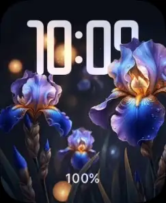 Flowers glow