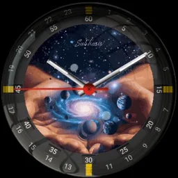 Animated Galaxy In Hands