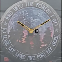 And into the forest I go