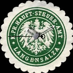 6 German Locality Seals, 10 seconds each, 7