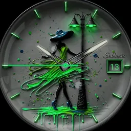 Lamplit Emerald Lady