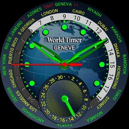 World timer Globe