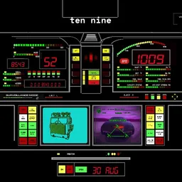 KNIGHT RIDER DASHBOARD (steps)