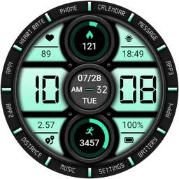 【Customize】Mint Green Clock