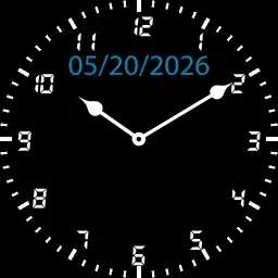 Analog Clock w/date