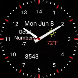 Octal Numbers, 0-7