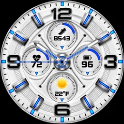 TimeDesign Polar Blue Precision Wear OS