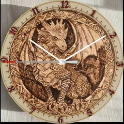 Dragon wood carving