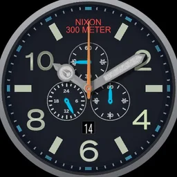 01-Nixon CHRONO Black/Multi-dim