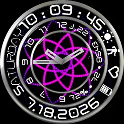 Circular digital and analog mandala