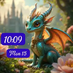 Dragon from the castle
