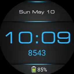 large clock and step