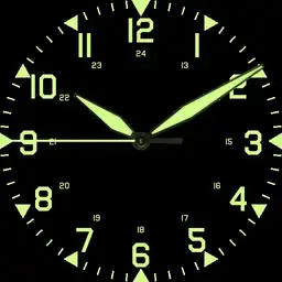 Field watch green luminova