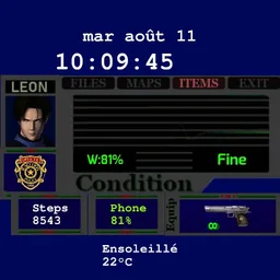 RE2 Menu Leon