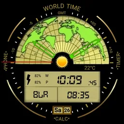 World Time GMT 743 - BLR