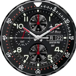 Pilot Dog Aviator Pro GMT Analog - Digital Chrono 4