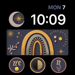 AT- BOHO MIDNIGHT RAINBOW