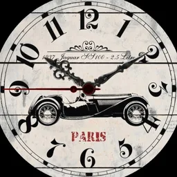 Vintage Car Jaguar 1937 Paris