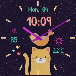 AT- KITTY & BIRD