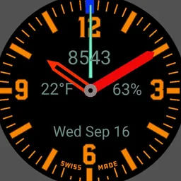 Orange Diver Style