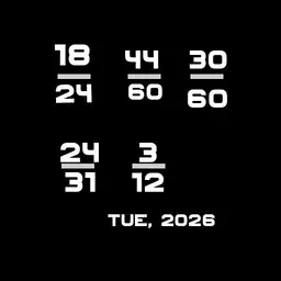 The fraction watch