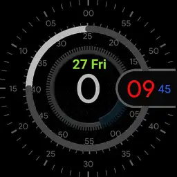 Pixel Watch concentric custom full aod