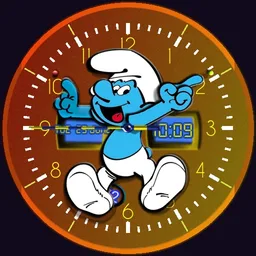 Smurf Ultimate Roowatch Apple Circle Hole