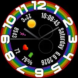 PRIDE 26 CIRCULAR Analog & digital UPiColor