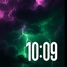 Thunder and lightning