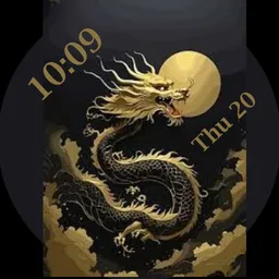 Dragon in the moonlight