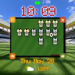 Soccer Brick Breaker Retro Bold Dial Pro Watch Face