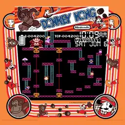 Retro Donkey Kong dupe w/Battery