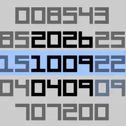 Pebble Enigma Digits v2