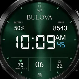 Bulova digital emeralds