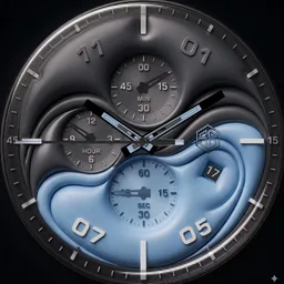 Sculpted Aqua Elegance