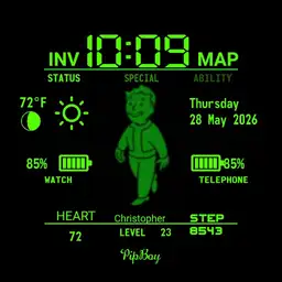 F out nuclear Pip boy