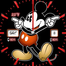 Mickey Watch - HR, Battery, Weather Copy