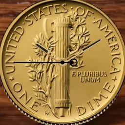 Gold, 1916 Mercury Dime, 2026