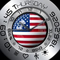 USA metal gyro sphere