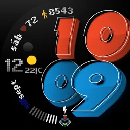 Big 3D Digital Watch v1 New copy