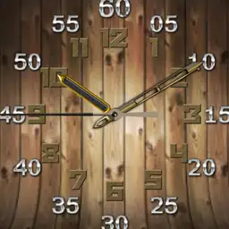 Log Cabin Clock