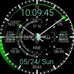 1,Info Watch White Green
