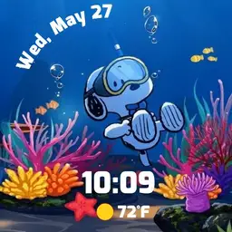 Underwater Snoopy
