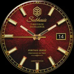 Classic Red Timepiece