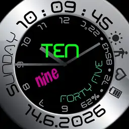 Letters neon-platine world