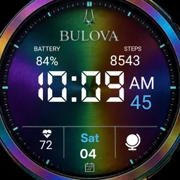 Bulova digital metal pride