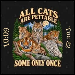 Cats are pettable